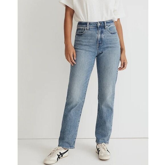 The Curvy '90s Straight Crop Jean in Hazeldell Wash light blue Size 25 - Picture 2 of 16